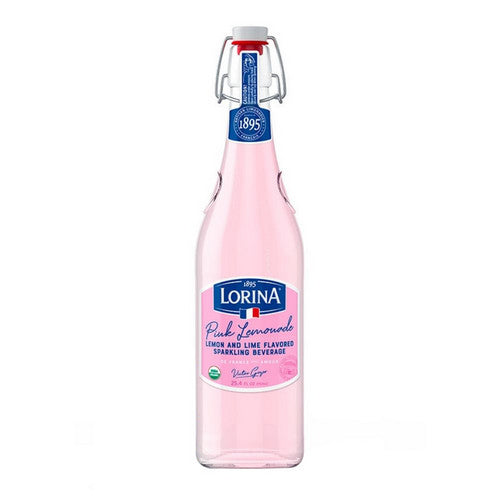 Pink Lemonade Artisanal Sparkling Beverage 25.4 Oz(Case Of 12) by Lorina