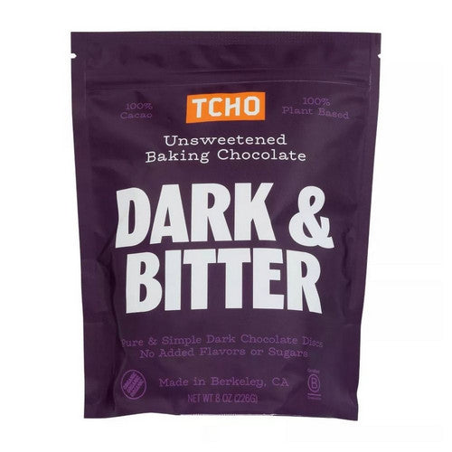 Banking Chocolate Dark And Bitter 8 Oz(Case Of 6) by Tcho