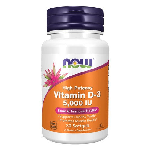 Vitamin D-3 30 Softgels by Now Foods