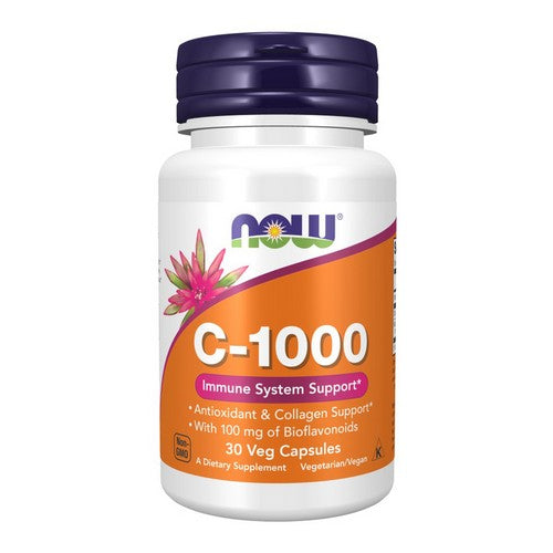 Vitamin C-1000 30 VegCaps by Now Foods
