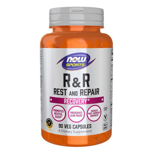 R & R Rest and Repair Recovery 90 Veg Caps by Now Foods