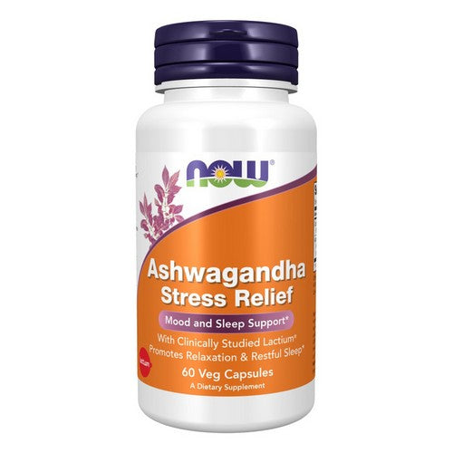 Ashwagandha Stress Relief 60 Veg Caps by Now Foods