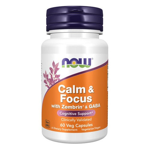 Calm & Focus with Zembrin And GABA 60 Veg Caps by Now Foods