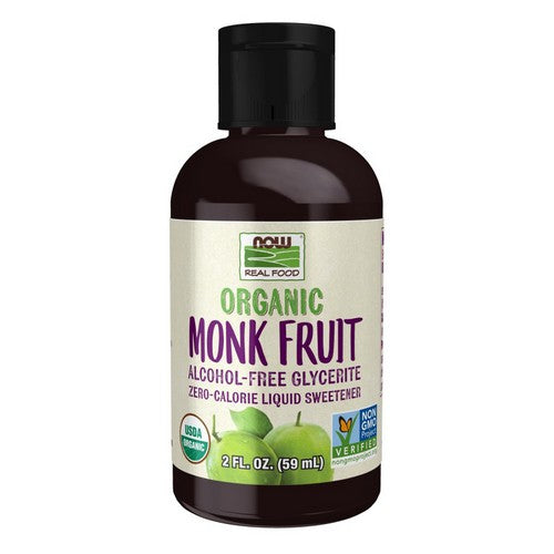 Organic Monk Fruit Liquid Glycerite 2 Oz by Now Foods