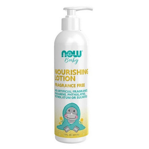 Nourishing Baby Lotion Fragrance Free 8 Oz by Now Foods
