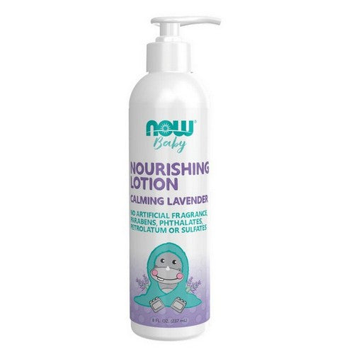 Nourishing Baby Lotion Lavender 8 Oz by Now Foods