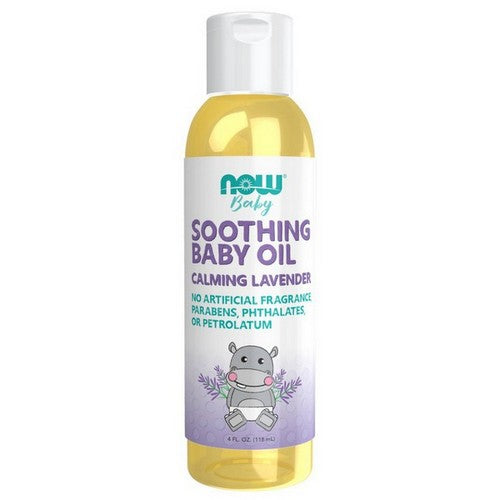 Soothing Baby Oil-Calming Lavender 4 Oz by Now Foods