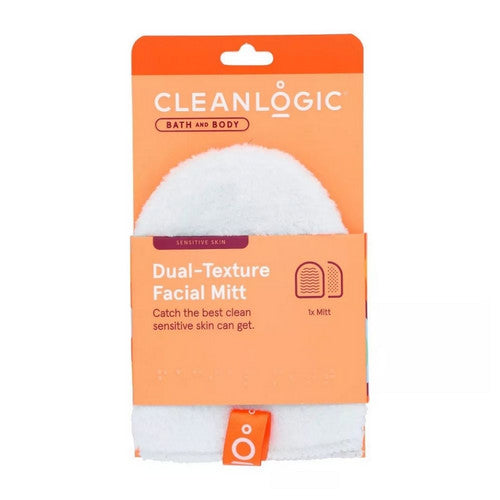 Bath And Body Care Facial Mitt Dual Texture 1 Count by Cleanlogic