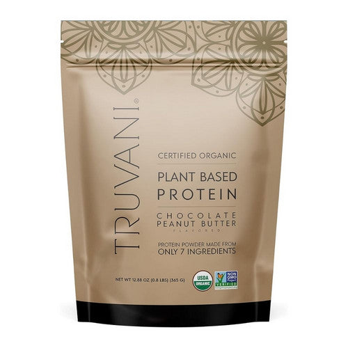 Plant Protein Powder Chocolate Peanut Butter 12.88 Oz by Truvani