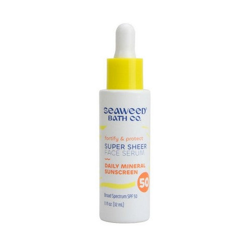 Fortify And Protect Super Sheer Face Serum Spf 50 1.1 Oz by Seaweed Bath Co