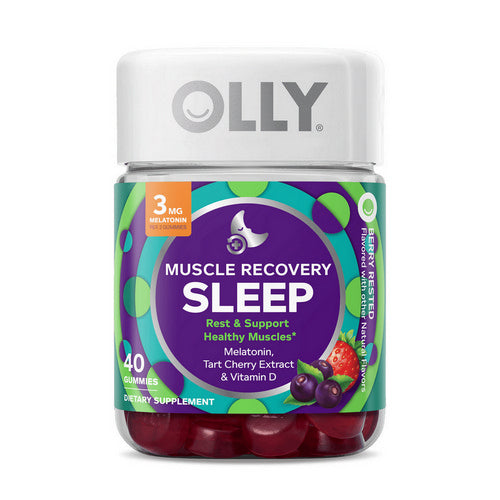 Muscle Recovery Sleep Berry Rested 40 Gummies by Olly