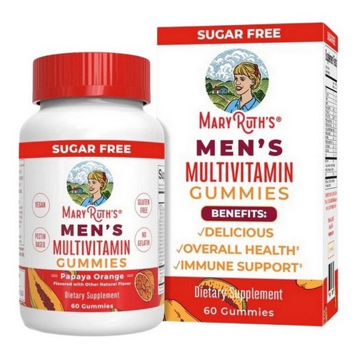 Organic Men's Multivitamin 60 Gummies by MaryRuth's