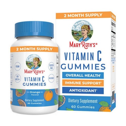 Adult Vitamin C Gummies Organic 60 Gummies by MaryRuth's