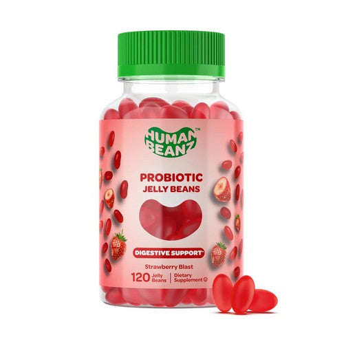 Probiotic Digestive Support Strawberry Blast 120 Count by Human Beanz