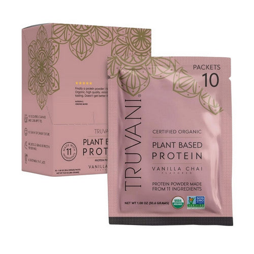 Organic Plant Based Protein Vanilla Chai 10.8 Oz by Truvani
