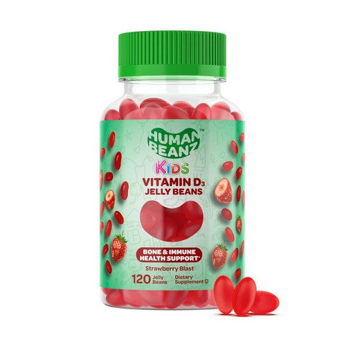 Kids Vitamin D3 Strawberry Blast 120 Count by Human Beanz