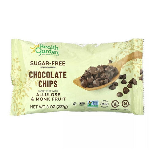 Allulose Monk Fruit Chocolate Chips 8 Oz by Health Garden