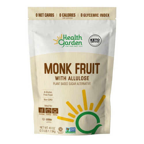 Allulose Monk Fruit Blend 2.5 lb by Health Garden