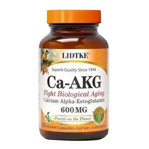CA AKG Calcium Alpha Ketoglutarate 60 Caps by Lidtke