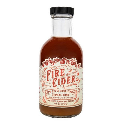 Fire Cider Apple Cider Vinegar Tonic w/ Mother 16 Oz by Roots And Leaves