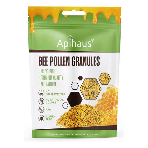 Bee Pollen Granules 16 Oz by Apihaus