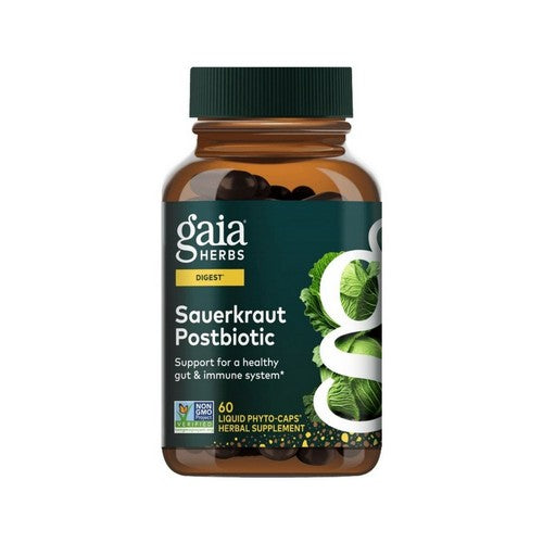 Sauerkraut Postbiotic 60 Count by Gaia Herbs