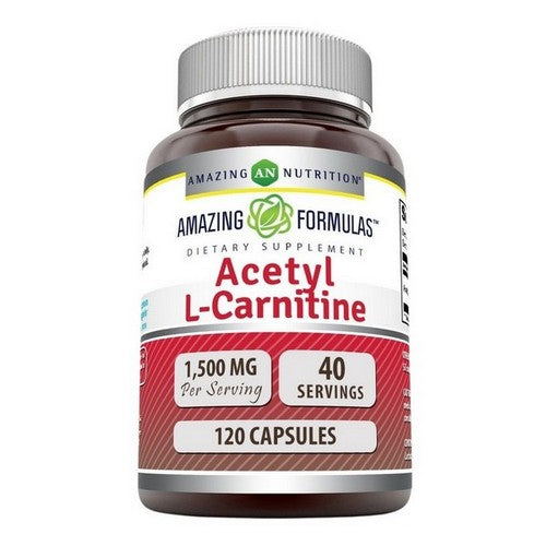 Amazing Formulas Acetyl L-Carnitine 120 Veggie Capsules by Amazing Nutrition