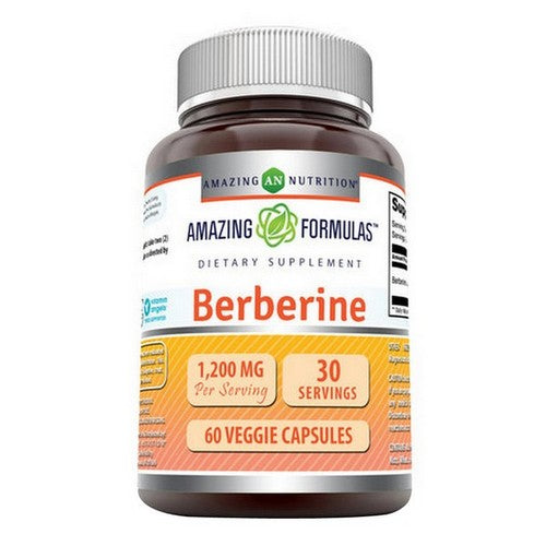 Amazing Formulas Berberine 60 Veggie Capsules by Amazing Nutrition