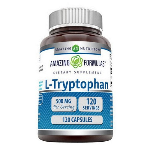 Amazing Formulas L-Tryptophan 120 Caps by Amazing Nutrition