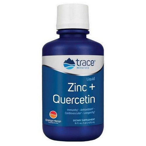 Liquid Zinc + Quercetin Orange Mango Flavor 16 Oz by Trace Minerals