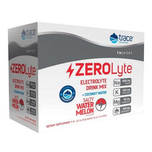 ZEROLyte Electrolyte Drink Mix Salty Watermelon 30 Packets by Trace Minerals