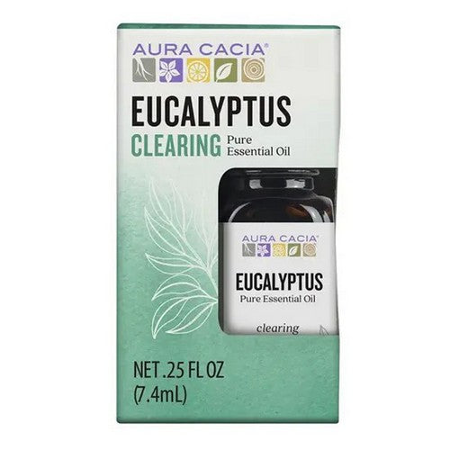 Essential Oil Eucalyptus Boxed 0.25 Oz by Aura Cacia