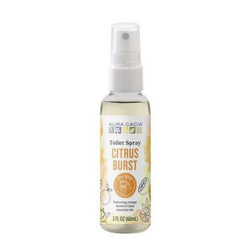 Toilet Spray Citrus Burst 2 Oz by Aura Cacia