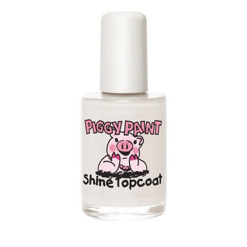 Non Toxic Nail Polish Shine Topcoat 0.5 Oz by Piggy Paint