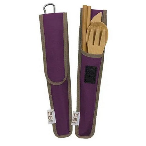 Mulberry Purple Reusable Repeat Bamboo Utensils 1 Count by To-Go Ware