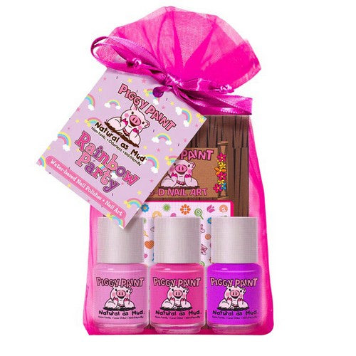 Rainbow Party Gift Set 1 Count by Piggy Paint
