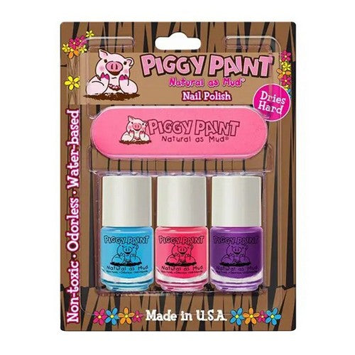 Nail Polish Sea Quin & Forever Fancy And Girls Rule 3 Count by Piggy Paint