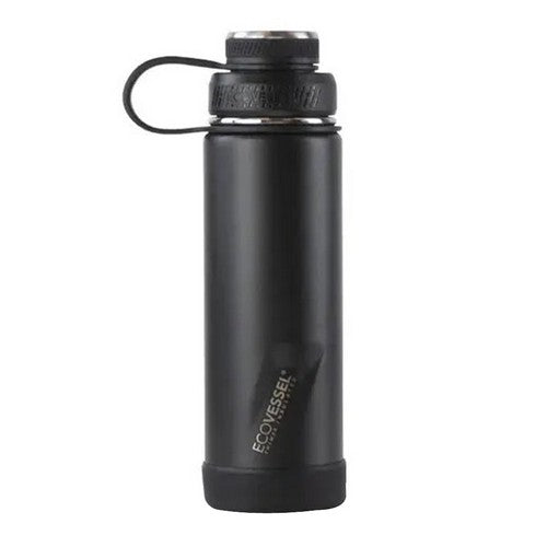 Black Shadow Breeze Boulder Water Bottle 20 Oz by EcoVessel