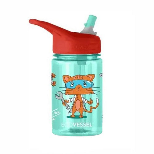 Kids Science Cat Splash Water Bottle 12 Oz by EcoVessel