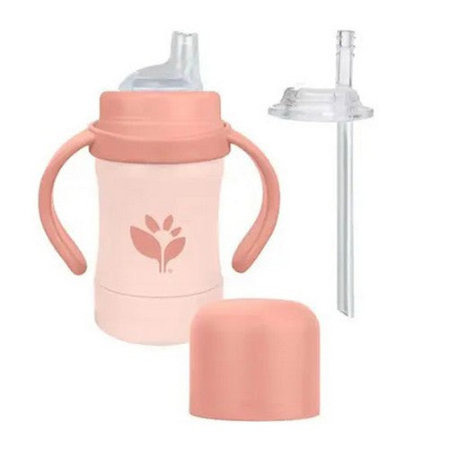 Grapefruit Sip And Straw Sprout Ware 6 Oz by Green Sprouts