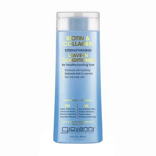 Biotin And Collagen Strengthening Leave In Conditioner 8.5 Oz by Giovanni Cosmetics