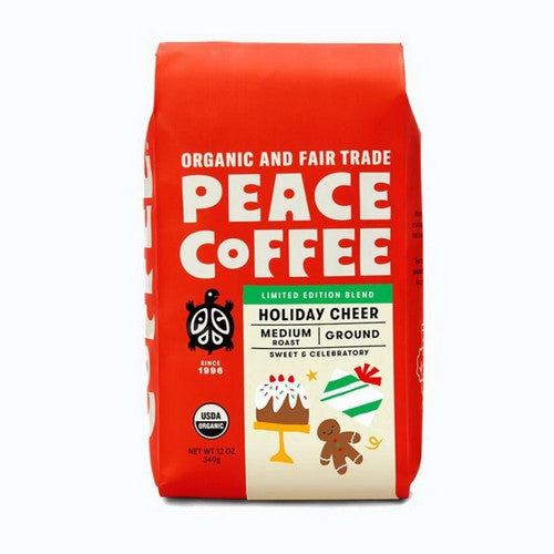 Holiday Cheer Medium Roast Ground Coffee 12 Oz by The Humble Co
