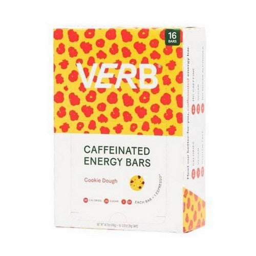 Cookie Dough Low Sugar Caffeinated Energy Bar 16 Count by The Humble Co