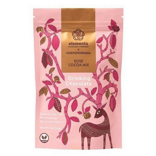 Rose Drinking Hot Chocolate Mix 8 Oz by The Humble Co