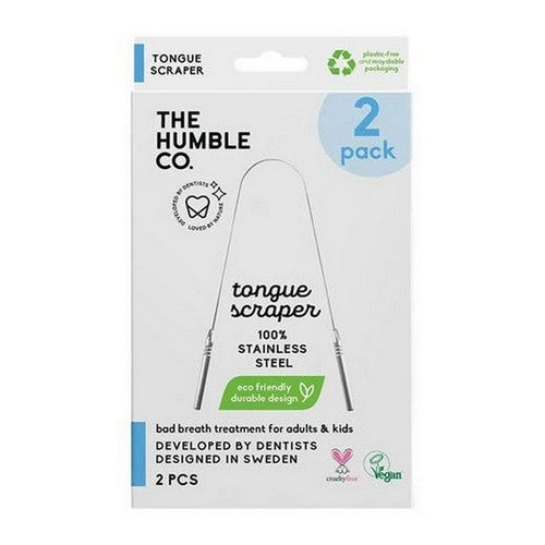 Tongue Scraper 2 Count by The Humble Co