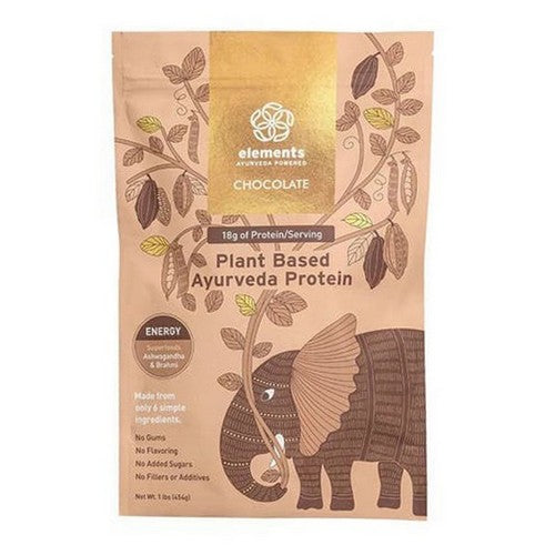 Plant Based Chocolate Ayurvedic Protein Powder 1 Lb by The Humble Co