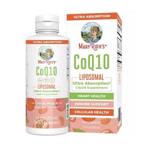 Coq10 Liposomal Citrus Peach 7.6 Oz by MaryRuth's