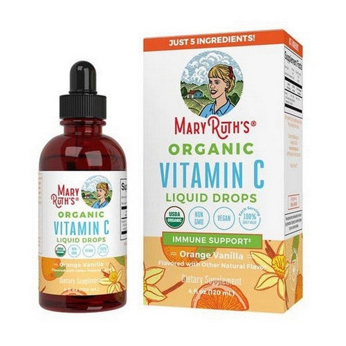 Organic Orange Vanilla Vitamin C Liquid Drops 1 Oz by MaryRuth's