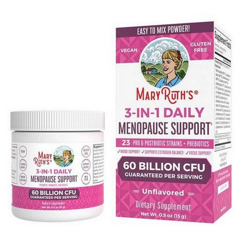 3-in-1 Daily Menopause Support Powder Unflavored 0.5 oz by MaryRuth's