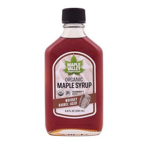 Organic Whiskey Barrel Aged Maple Syrup 6.8 Oz by The Humble Co